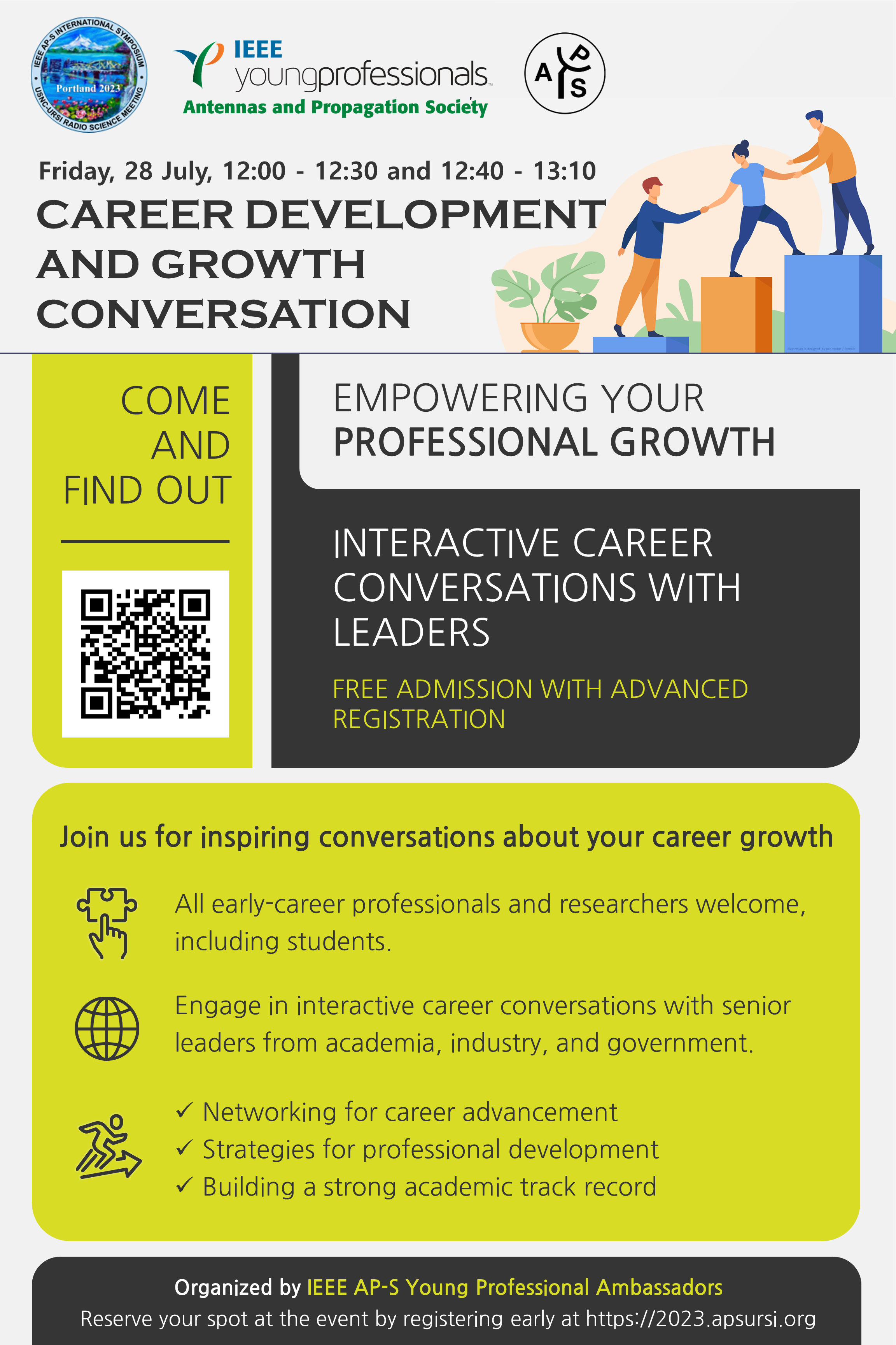 Young Professionals Career Development and Growth Conversations Poster